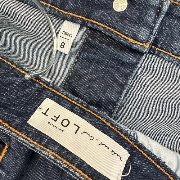 Ann Taylor loft denim skirt - Picture 4 of 5